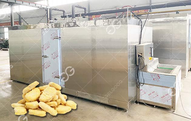 Chicken Nugget Freezing Machine